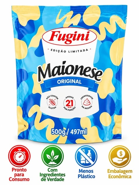 MAIONESE FUGINI TRADIC SACHE 18X500G | Central de Negócios B2B