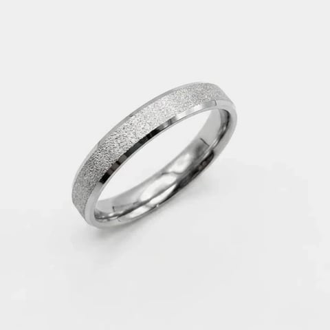 Aliança Diaman Craquelada 4mm | Like Joias e Acessórios