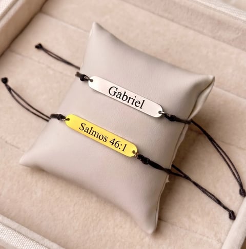 Pulseira Cordão Simples Personalizável | Aço Inox | Like Joias e Acessórios