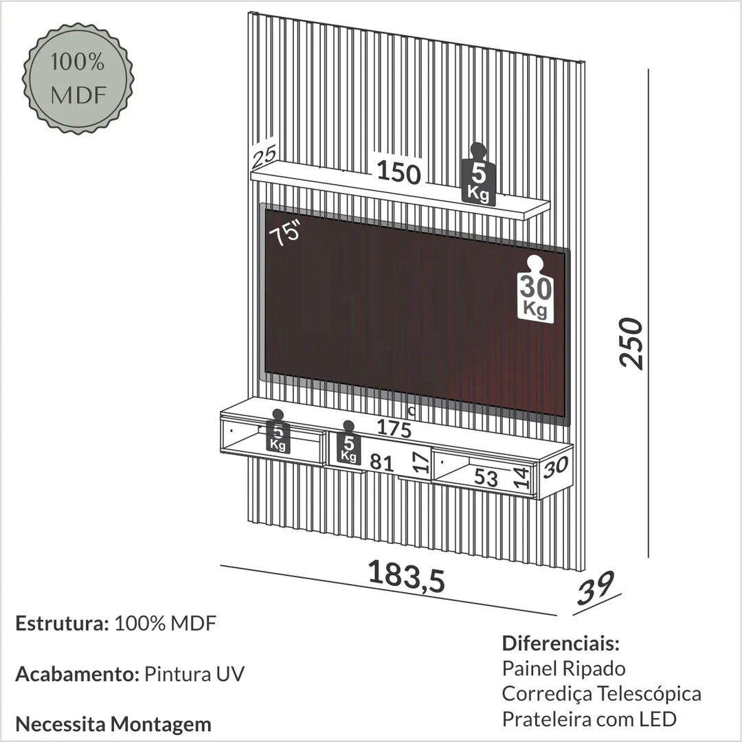 Painel Dalla Costa TB189 | ELETRO KIT (3)