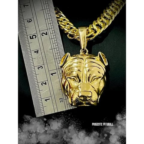 PINGENTE PITBULL | Mafia do Ouro18k