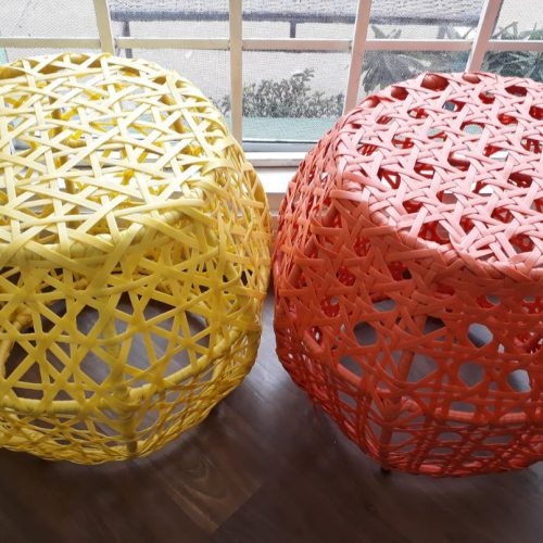 FS - SEAT GARDEN EM FIBRA SINTETICA NA TRAMA ESTRELA | MAM Móveis Artesanais