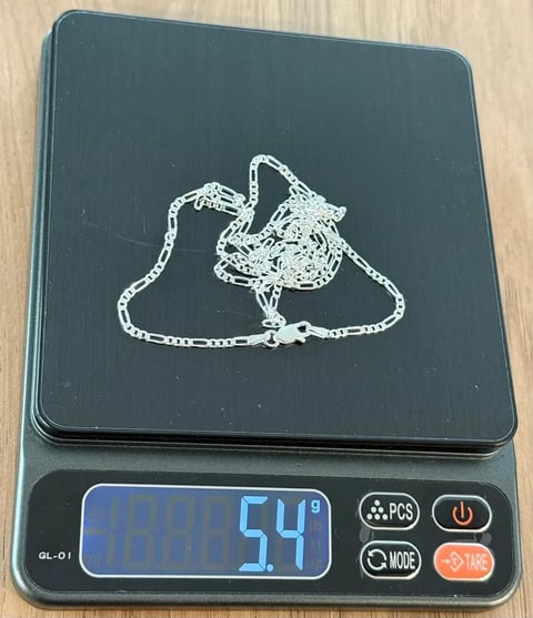 L1-10 CORRENTE 3X1 FÍGARO 2MM 70CM | Everest Jóias
