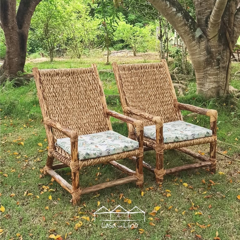Poltrona Marta em Taboa | Casa do Lírio