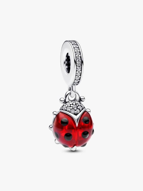 Charm pendente joaninha vermelha | Like Joias e Acessórios