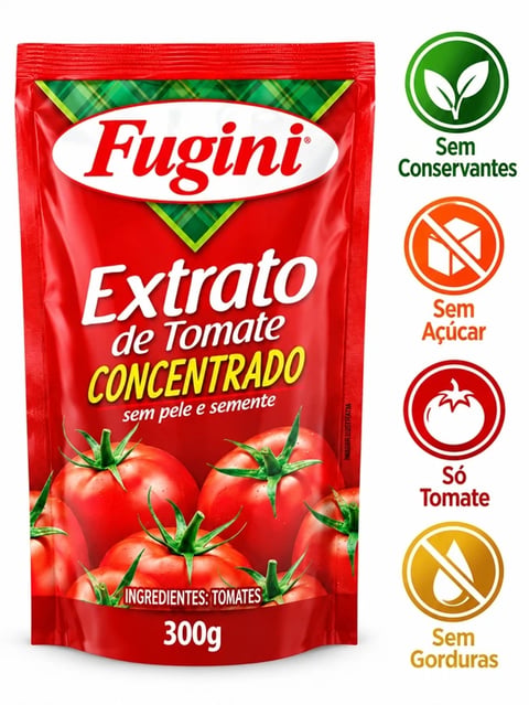 EXTRATO TOMATE FUGINI SACHE 36X300G | Central de Negócios B2B