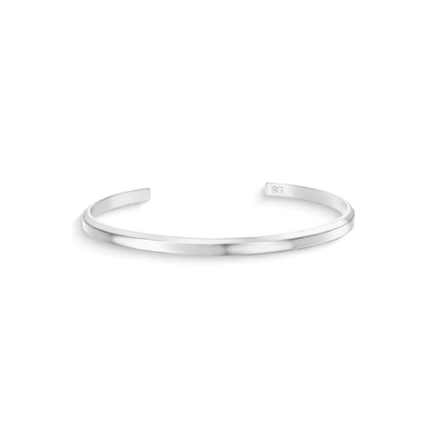 Bracelete Slim Liso Prata | Like Joias e Acessórios
