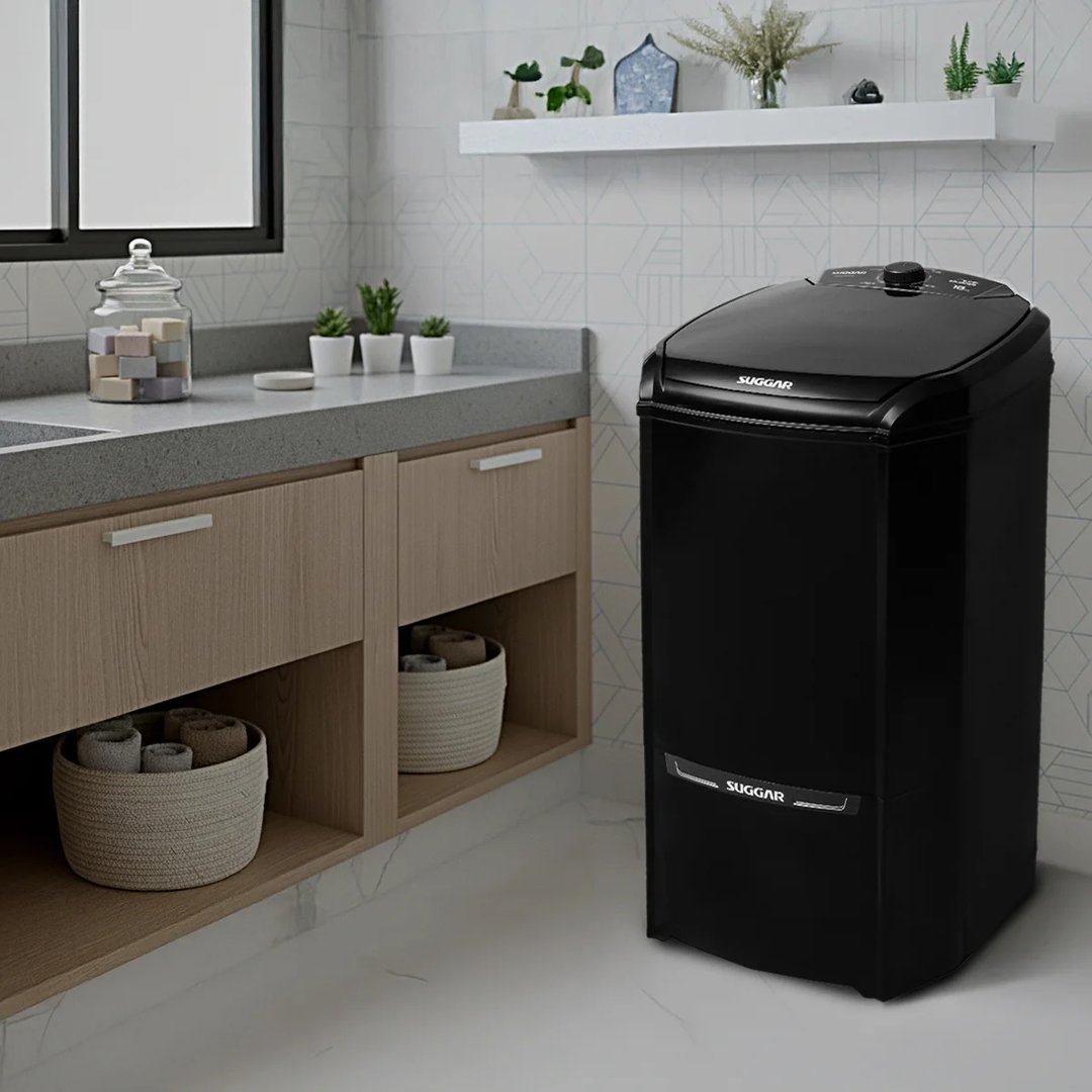 Tanquinho Lavamatic 16kg Preto Suggar | Decoralar móveis e eletrodomésticos (2)