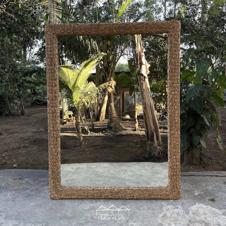 Moldura Em Taboa - Incluso Espelho - 1,50 x 2,00 | Casa do Lírio (2)