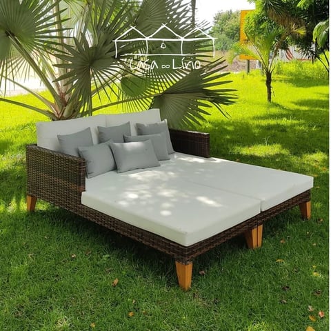 Chaise Nádia Junco Sintético Fita 10 mm | Casa do Lírio