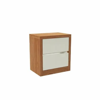 Mesa de Cabeceira Dalla Costa TW141JW com 2 Gaveta | ELETRO KIT (2)