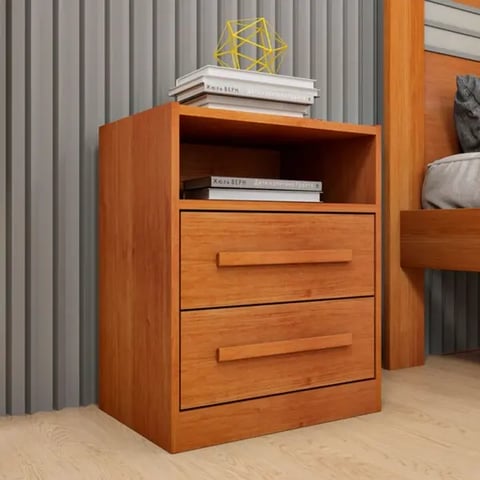 Mesa de Cabeceira Tcil Barcelona com 2 Gavetas | ELETRO KIT