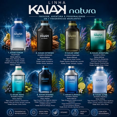 Perfume Kaiak Masculino 100ml | Loja Chrysdape