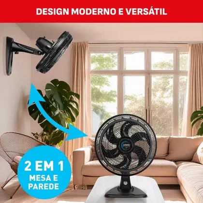 Ventilador 2 Em 1 Mesa/parede Arno X-treme 6 Ve60 140w | Decoralar móveis e eletrodomésticos (6)