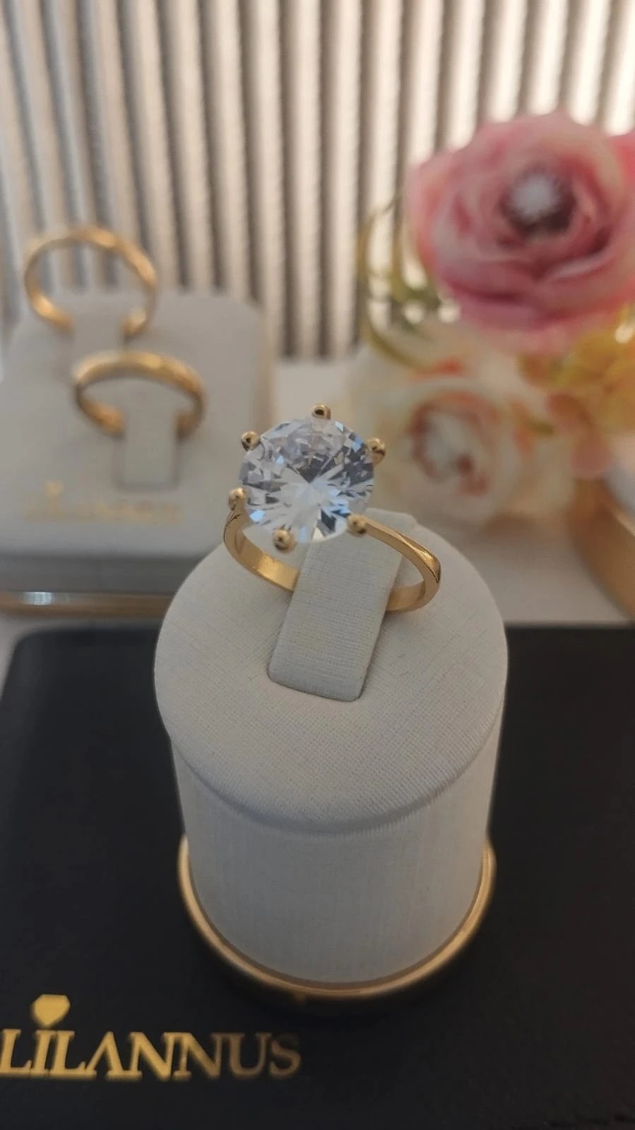 Anel Folheado Virginia 204001 | Gestor Lilannus Ltda