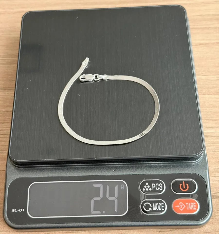 L5-8 Pulseira Laminada 18,5cm | Everest Jóias