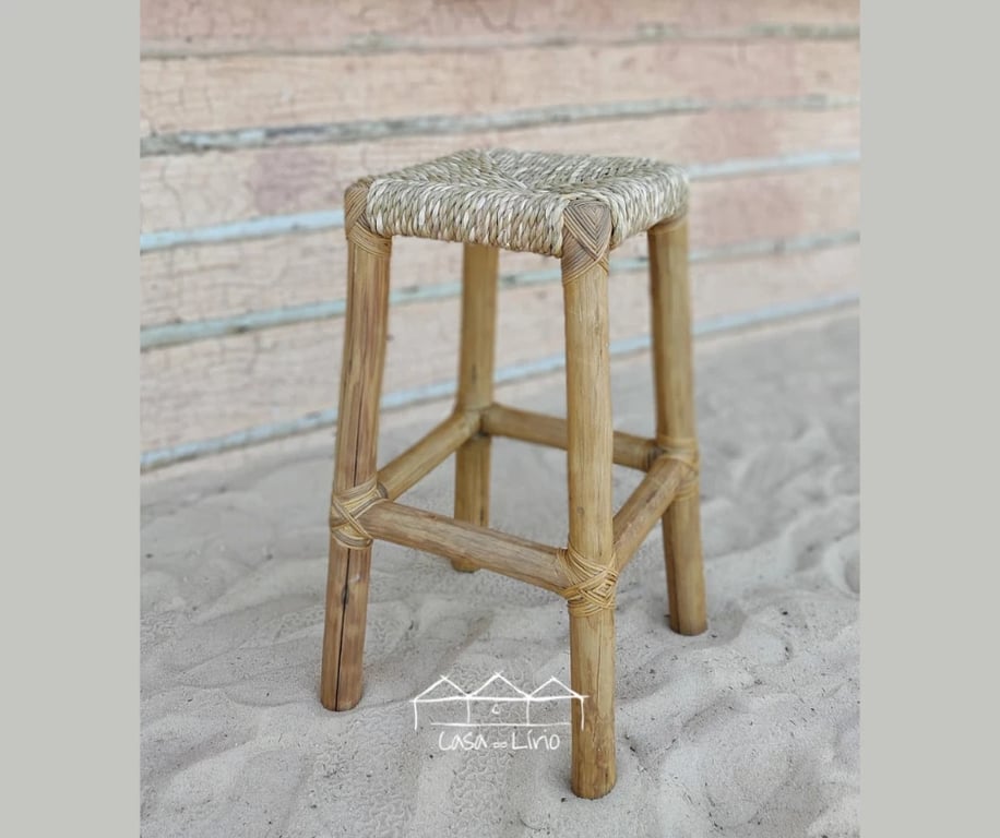 Banqueta Tronco S/ Encosto Em Taboa | Casa do Lírio