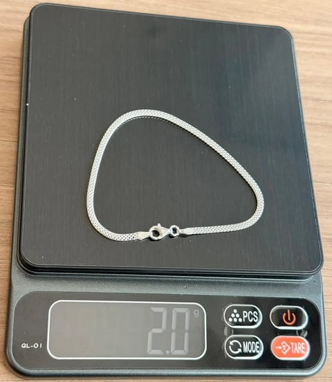 L5-4 Pulseira Catena Tulipana 20cm | Everest Jóias