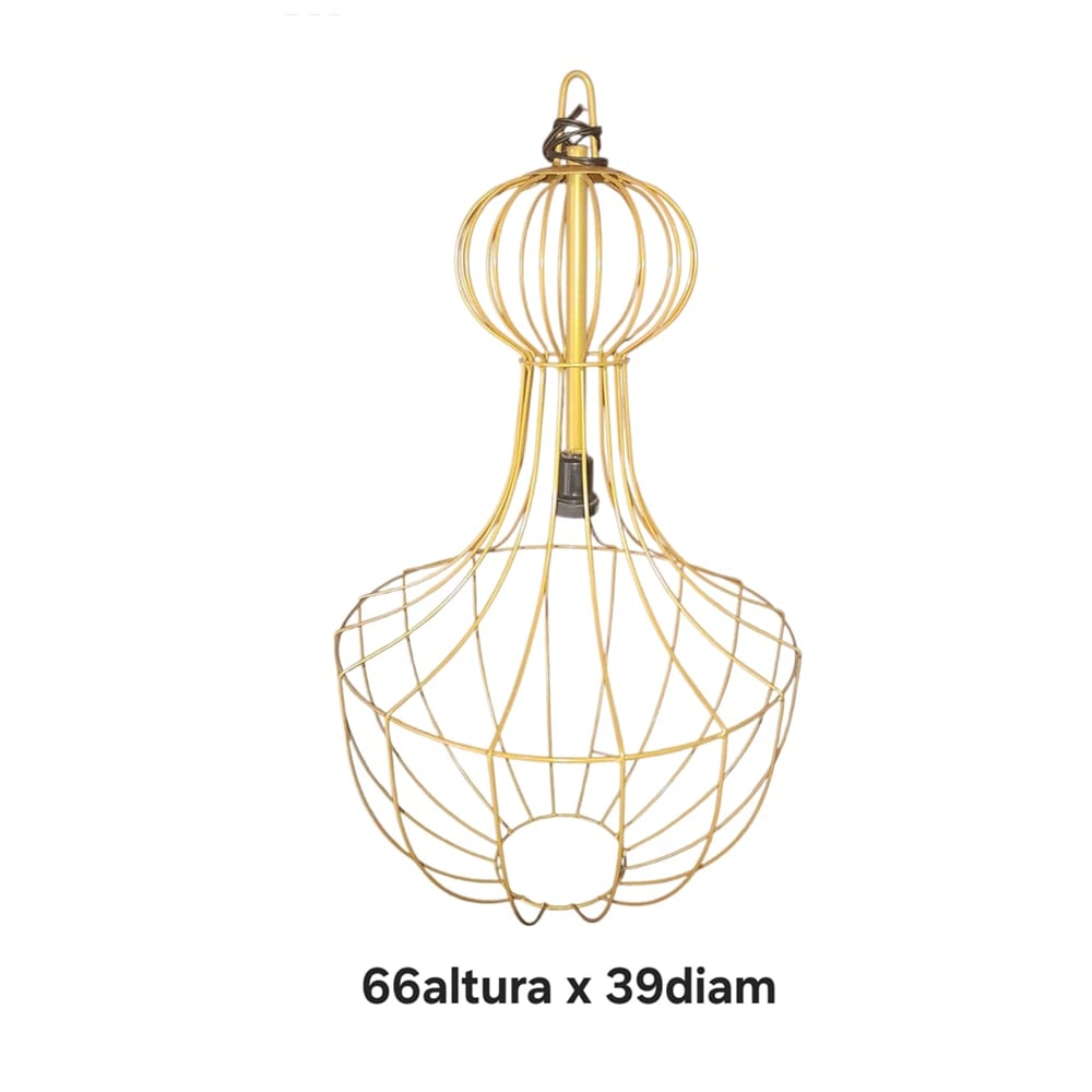 LUSTRE EMBOLADO ARAMADO 66ALTURA | ART'S FERRO