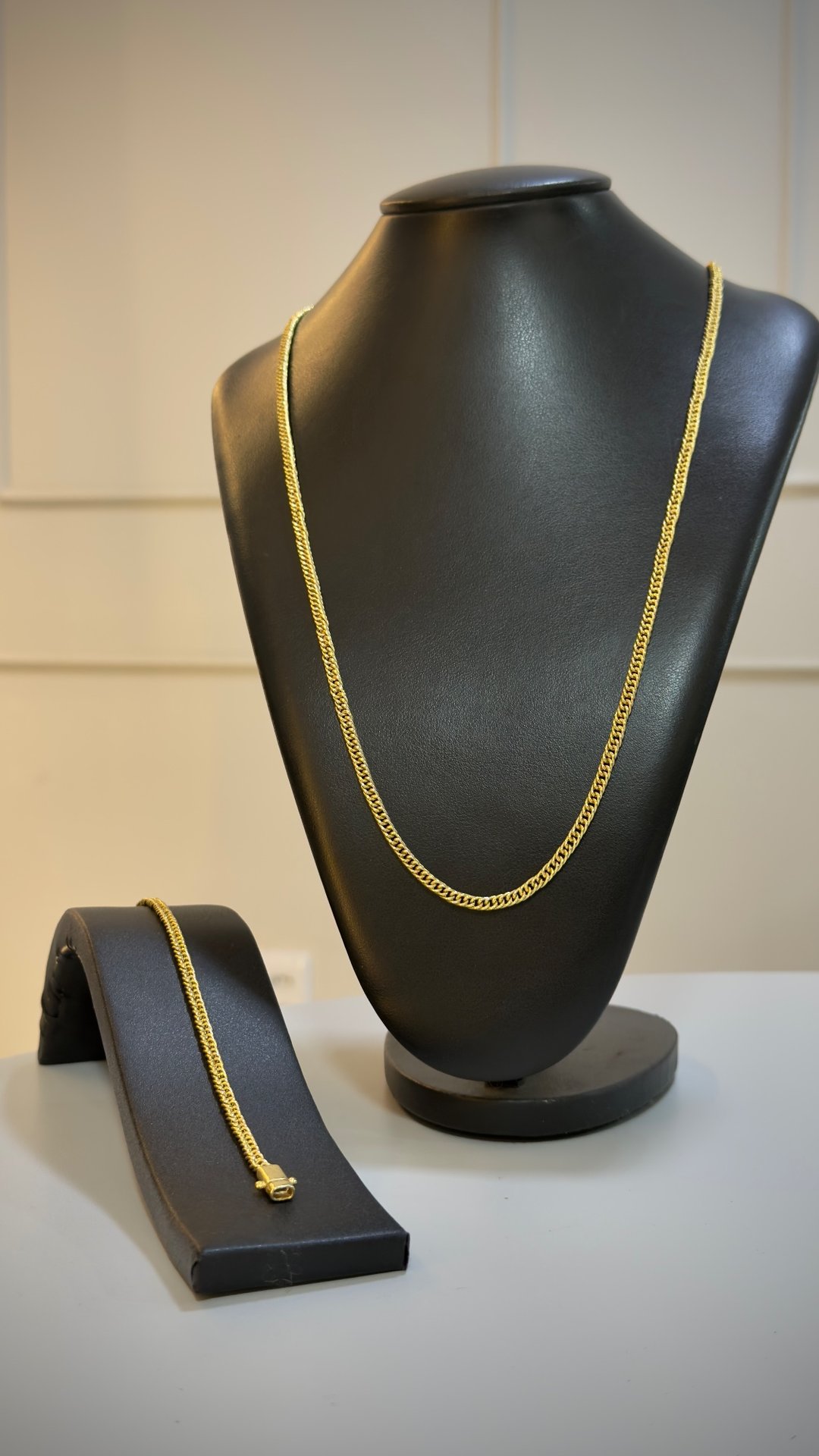 CONJUNTO CORRENTE + PULSEIRA GRUMET DUPLA DE 4MM | Everest Jóias (6)