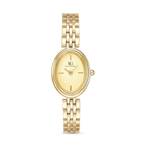 Relógio Feminino Oval Versailles Dourado | Like Joias e Acessórios