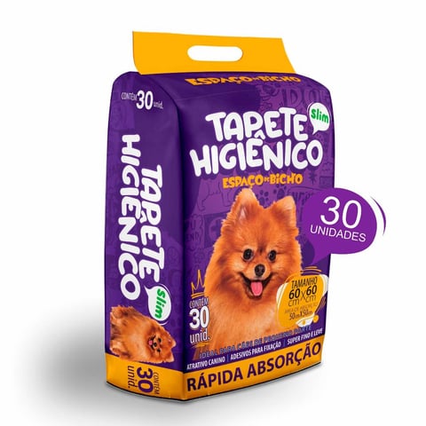 Tapete higiênico 30 unidades | Linqui