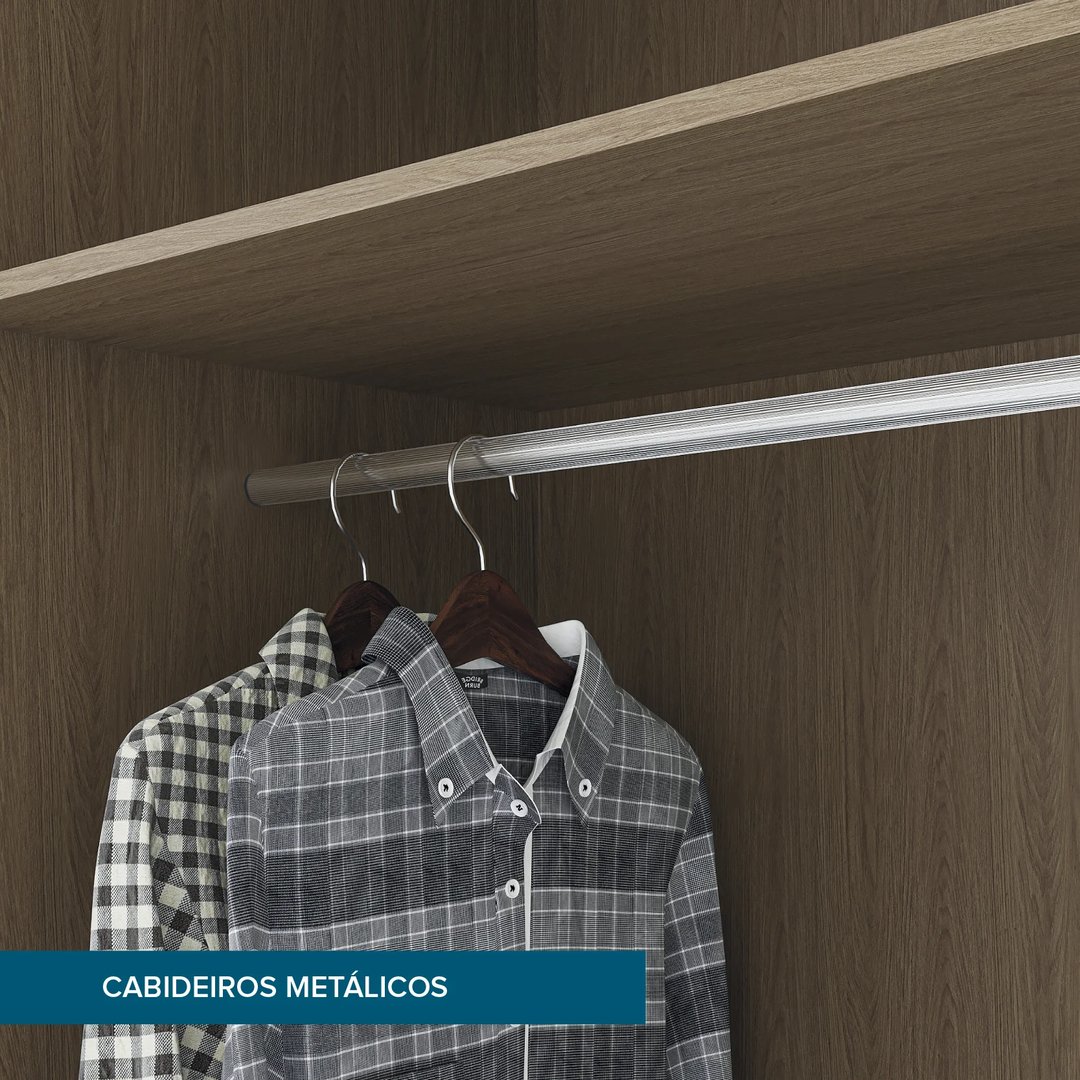 Roupeiro Rimo New Honduras 6 Portas com Pés | ELETRO KIT (4)