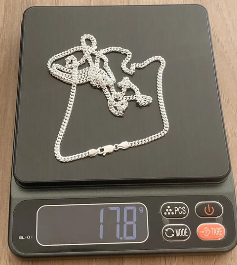 L2-58 Corrente Miami Curb “ Cubana” 3mm 70cm | Everest Jóias