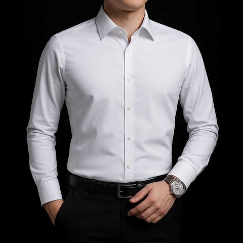 Camisa social slim branca | Linqui