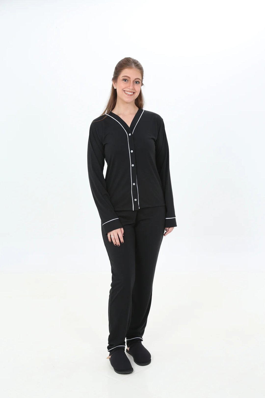 PIJAMA AMERICANO CORES VARIADAS MALHA FRIA | Gatto Style (7)