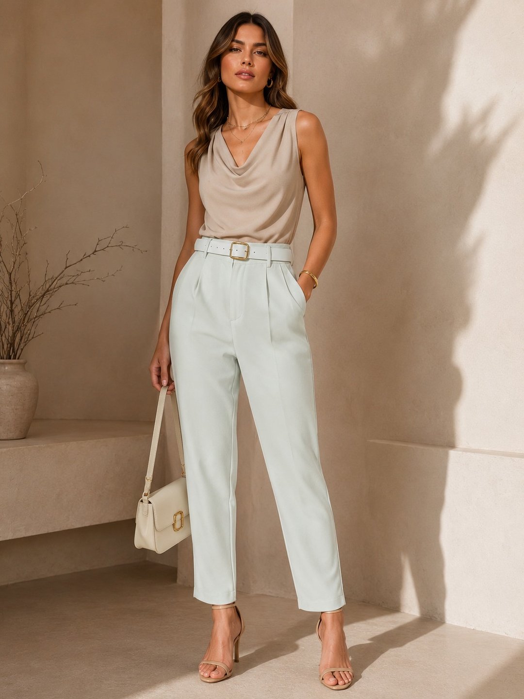 Calça alfaiataria CL28 | Dryffer Fashion