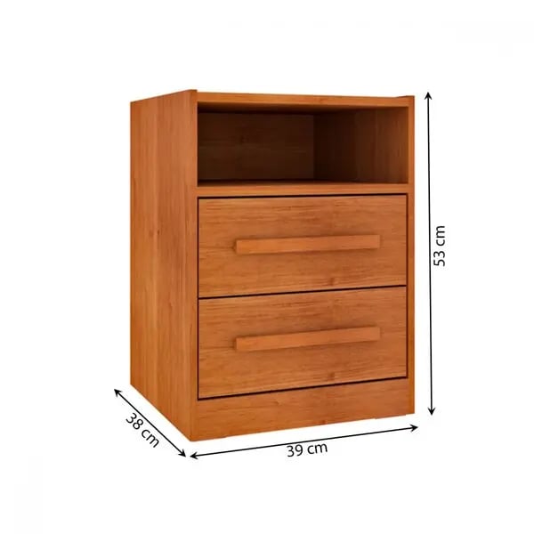 Mesa de Cabeceira Tcil Barcelona com 2 Gavetas | ELETRO KIT (5)