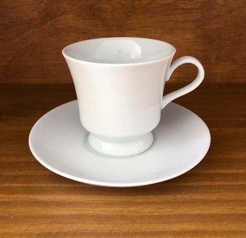Xícara c/ Pires Capri Chá | Nah Porcelanas