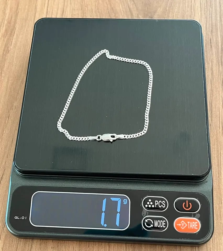 L4-23 PULSEIRA GRUMET 2,1MM 20CM | Everest Jóias