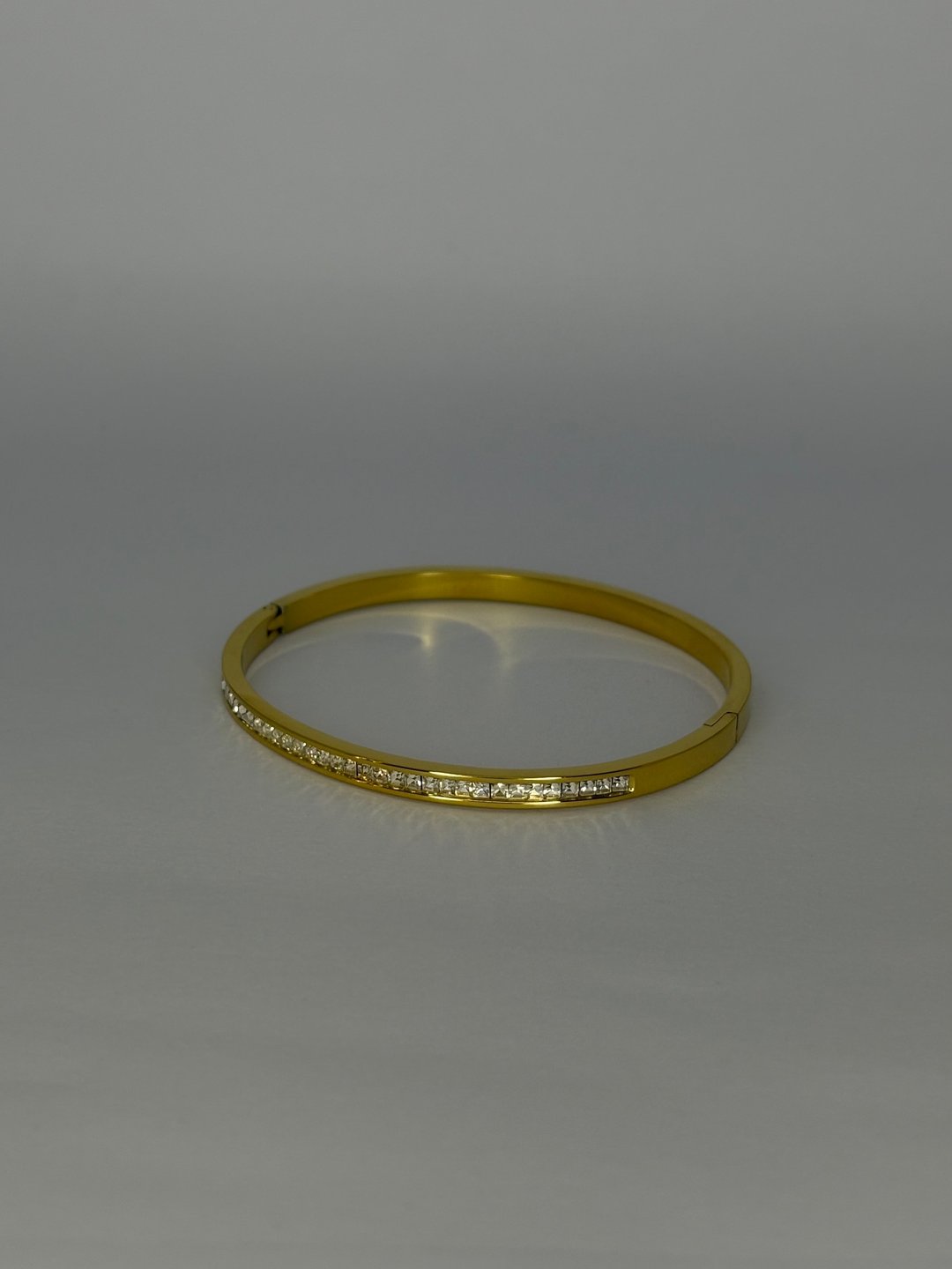 Bracelete aço dourado | X1joias