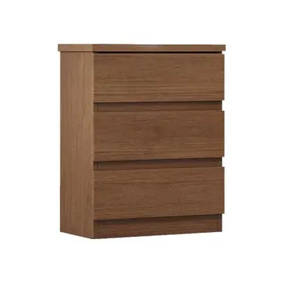Mesa de Cabeceira Novo Horizonte Bari Gold com 3 Gavetas | ELETRO KIT (2)