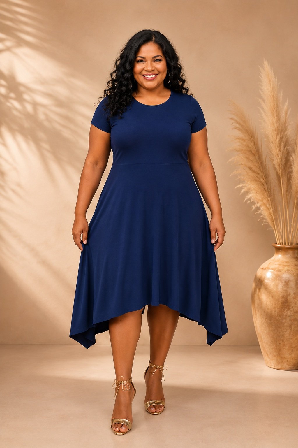 Vestido Plus Size PS44 | Dryffer Fashion