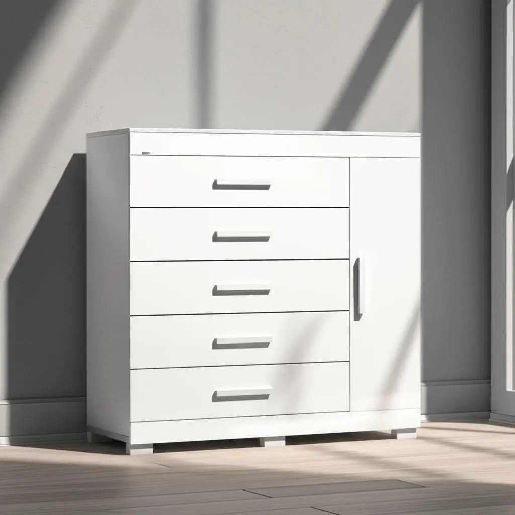 Cômoda ACP Rayane Prime com 5 Gavetas e Sapateira | ELETRO KIT