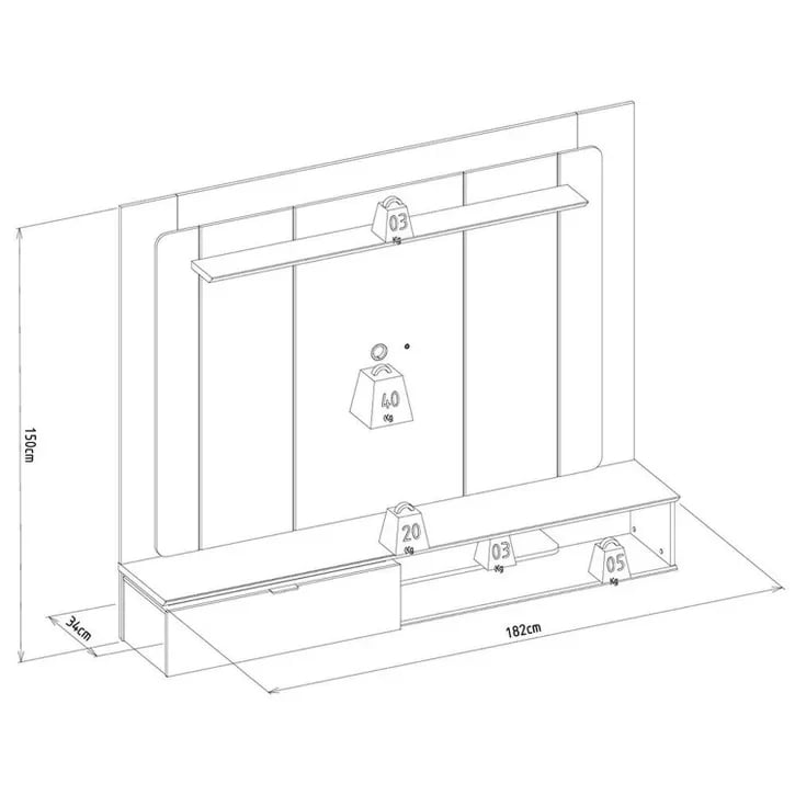 Painel Linea Brasil - Home Lugano | ELETRO KIT (6)