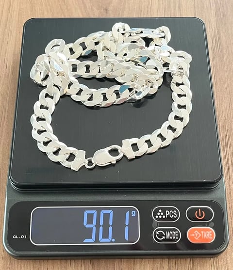 S1-95 CORRENTE GRUMET 12MM 70CM | Everest Jóias