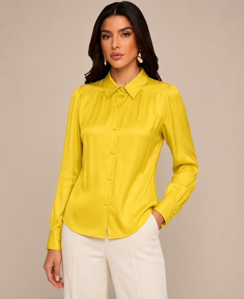 Camisa com detalhes em brilho BL131 | Dryffer Fashion