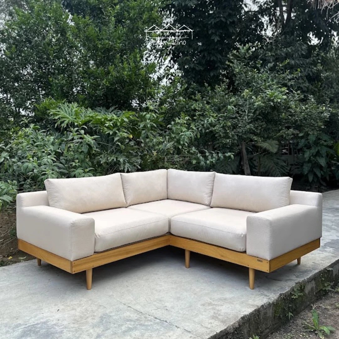 Sofá Bárbara Em L Medida: 2,10 x 2,10 x 1,00 | Casa do Lírio