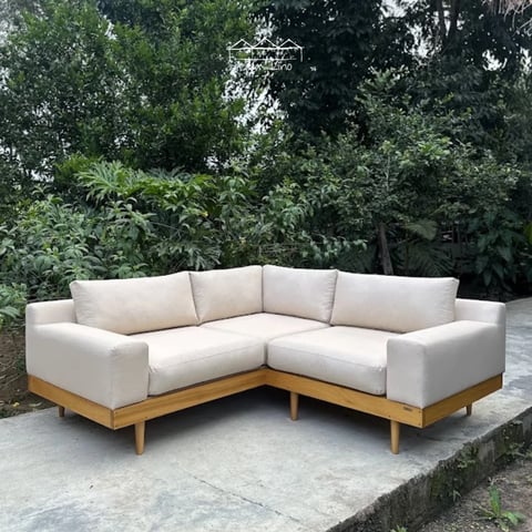 Sofá Bárbara Em L Medida: 2,10 x 2,10 x 1,00 | Casa do Lírio
