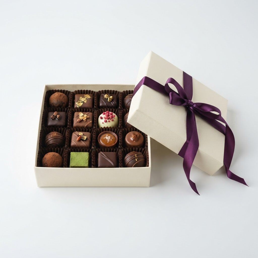 Caixa de trufas artesanais · 12 un | Linqui