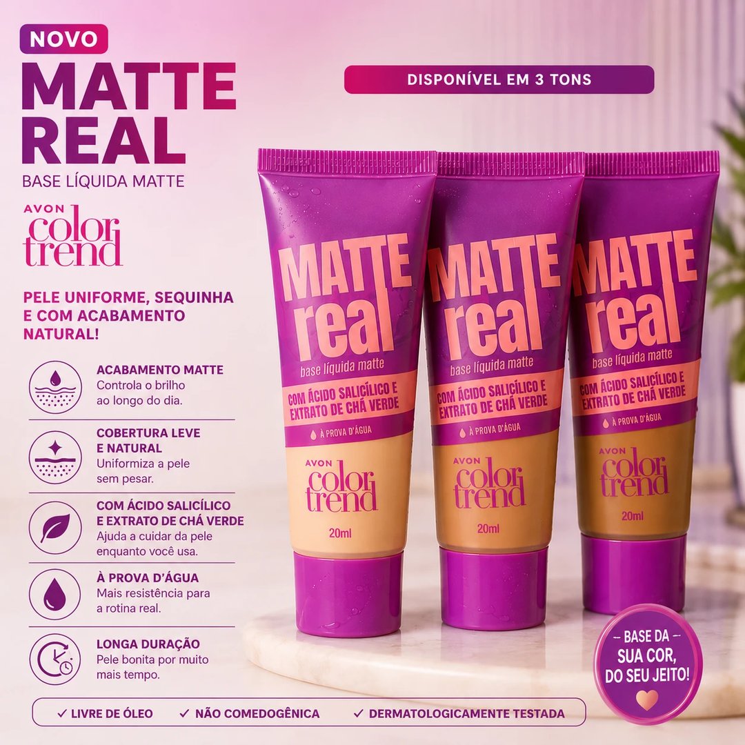 Base Matte Real | Loja Chrysdape
