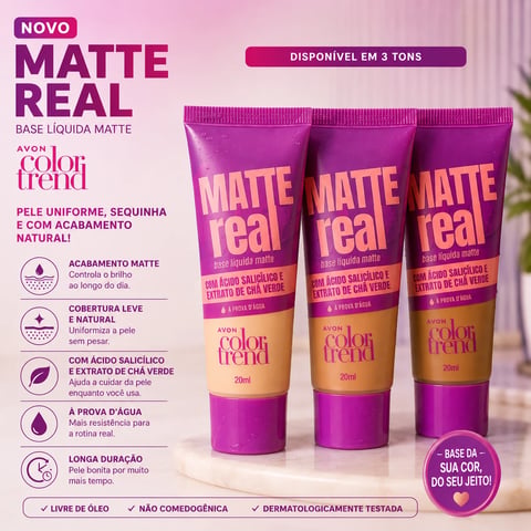 Base Matte Real | Loja Chrysdape