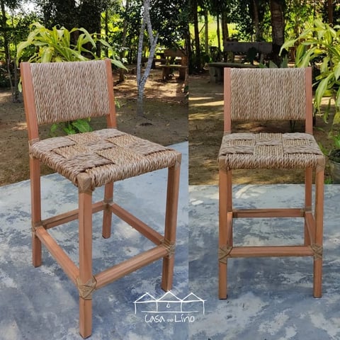 Banqueta Comum Adaptada | Casa do Lírio