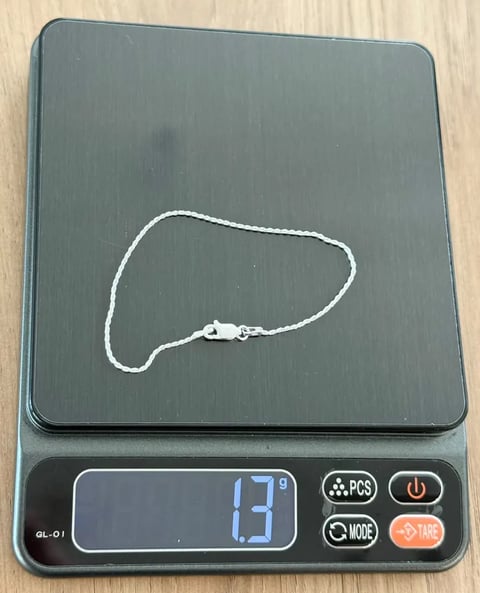 L3-19 PULSEIRA CORDÃO BAIANO 18,5CM | Everest Jóias