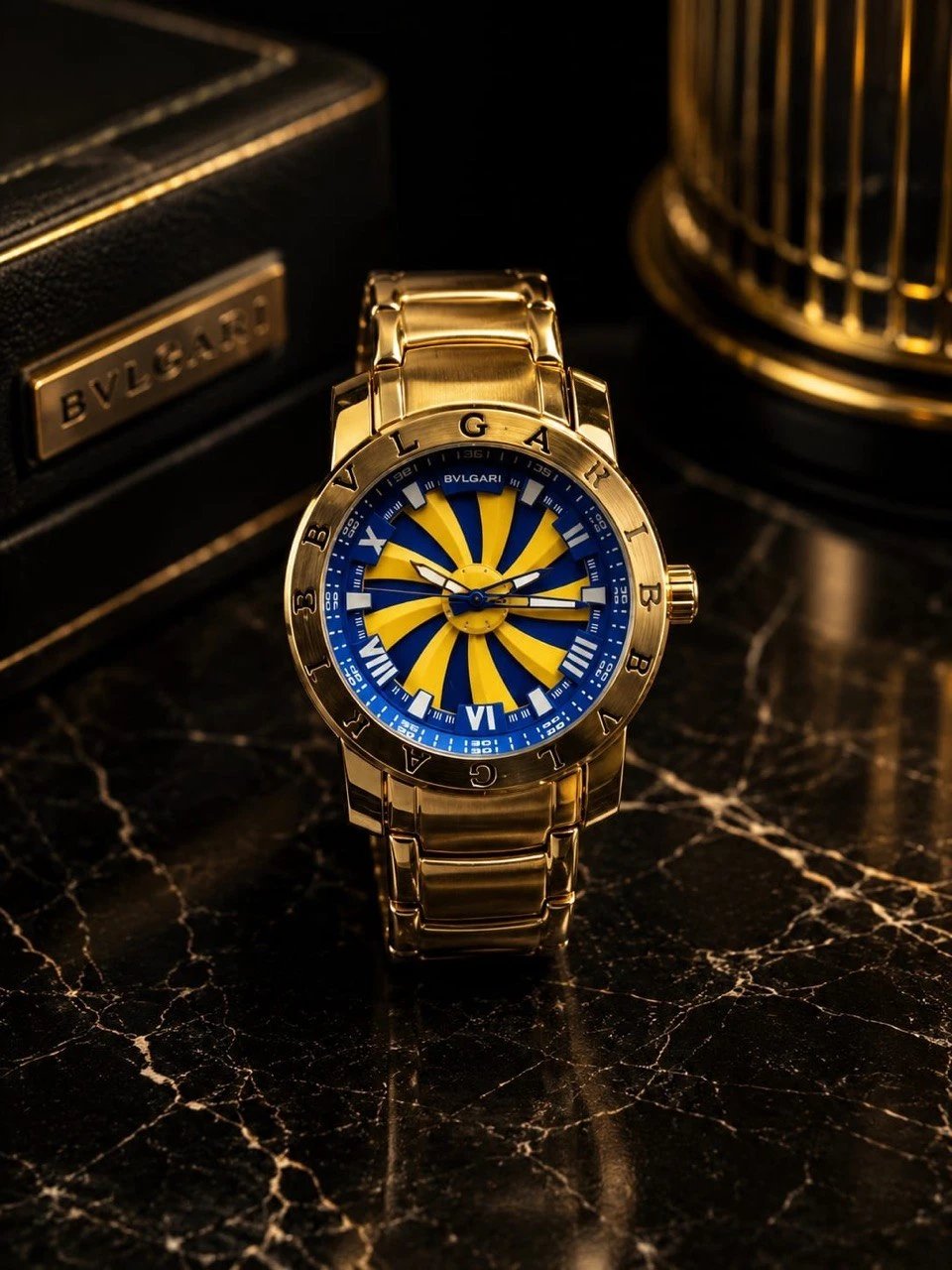 Relógio Bulgari Speedway Dourado | Everest Jóias (2)