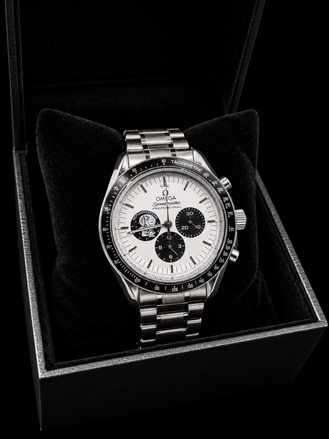 Relógio Omega Speedmaster Professional - Snoopy Award 50th Anniversary - Prata | Everest Jóias